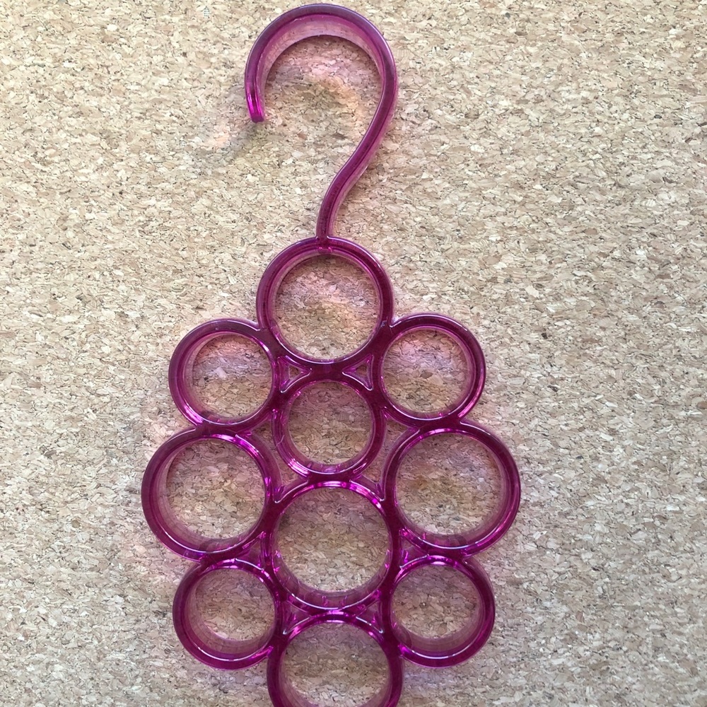 Pink Scarf Hanger